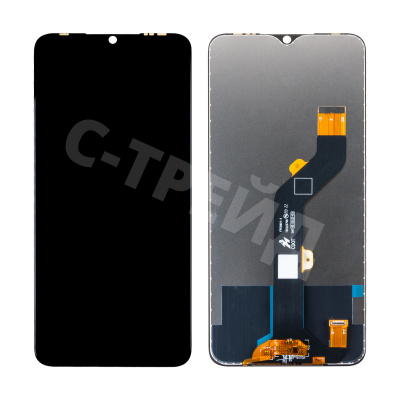 Дисплей для Tecno Spark 5 Air/Pouvoir 4 (KD6/LC7) в сборе с тачскрином Черный - OR