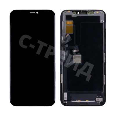 Дисплей для iPhone 11 Pro (A2215) в сборе с тачскрином Черный - (In-Cell) (площадка под IC)