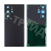Задняя крышка для Samsung Galaxy S22 Ultra (S908B) Черный - Премиум
