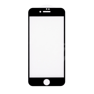 Защитное стекло "Матовое" для iPhone 7/8/SE (2020)/SE (2022) Черный (Закалённое, полное покрытие)