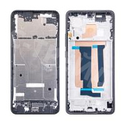 Рамка дисплея для Tecno Spark Go 2 (KM4) Черный (возможен дефект ЛКП)