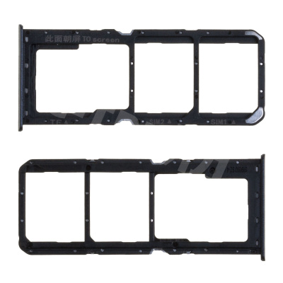 Держатель SIM для Realme C21Y/C25Y (RMX3263/RMX3262/RMX3261/RMX3269/RMX3265/RMX3268) Черный