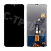 Дисплей для Itel A49 (A661L) в сборе с тачскрином Черный - Оптима