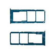 Держатель SIM для Samsung Galaxy A12 (A125F) Синий