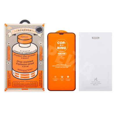 Защитное стекло Remax Medicine Glass GL-83 для iPhone X/Xs/11 Pro (сверхпрочное) Черный