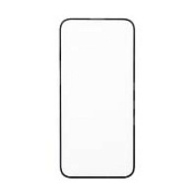 Защитное стекло "Стандарт" для iPhone 15 Черный (Полное покрытие)