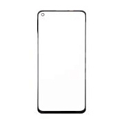 Стекло для переклейки Realme GT Master Edition/GT 5G/GT Neo (RMX3363/RMX2202/RMX3031) в сборе с OCA пленкой Черный - OR (Mitsubishi)