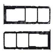 Держатель SIM для Realme C25s/C25 (RMX3191/RMX3195) Черный