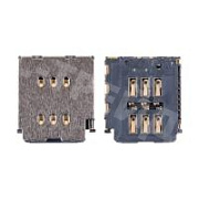 Коннектор SIM для iPhone 15 Pro/15 Pro Max (2 Sim) (A3102/A3106)