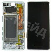 Дисплей для Samsung Galaxy S10 (G973F) модуль с рамкой Зеленый - OR (SP)