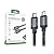 Кабель Type-C - Type-C Acefast C20-03 (3A, 60W, PD, оплетка нейлон, 1.2 м) Черный