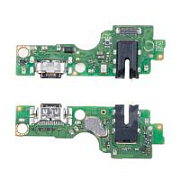 Шлейф для Infinix Hot 50 4G (X6882) плата на системный разъем/разъем гарнитуры/микрофон - Премиум