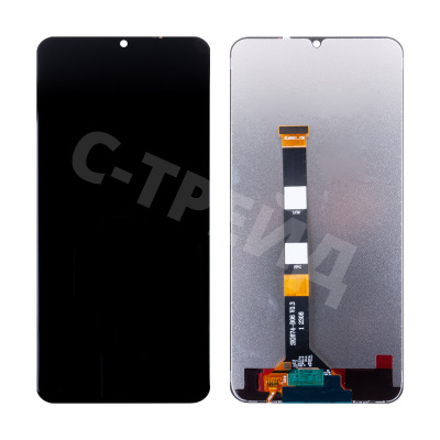 Дисплей для Realme C53/C51 (RMX3760/RMX3830) в сборе с тачскрином Черный - Оптима