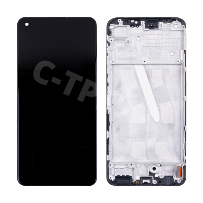 Дисплей для Realme 10 4G (RMX3630) модуль с рамкой Черный - (In-Cell)