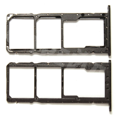 Держатель SIM для Huawei Honor 8A/8A Pro/8A Prime (JAT-LX1/JAT-L41) Черный