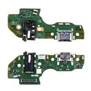Шлейф для Samsung Galaxy A22s 5G (A226B) плата системный разъем/разъем гарнитуры/микрофон - Премиум