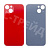Задняя крышка для iPhone 13 (A2635) Красный (стекло, монолит, широкий вырез под камеру, логотип) - Премиум
