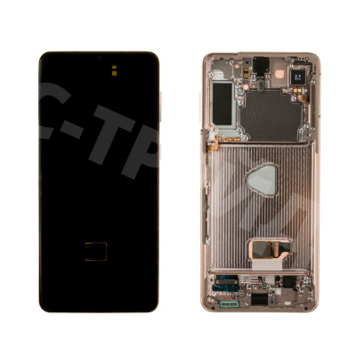 Дисплей для Samsung Galaxy S21+ (G996B) модуль с рамкой Фиолетовый - OR (SP)