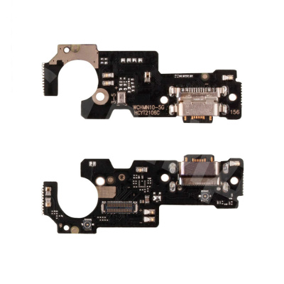 Шлейф для Xiaomi Redmi Note 10T/10 5G (M2103K19Y) плата системный разъем/микрофон