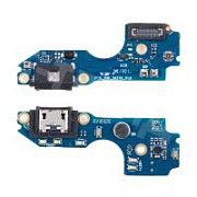 Шлейф для Itel A60s (A662LM) плата на системный разъем/микрофон - Премиум