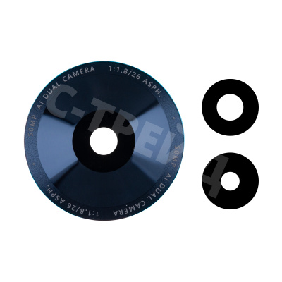 Стекло камеры для Huawei Nova Y72/Y72S/Y63 (MGA-LX3/GFY-LX1/GFY-LX1) (комплект 3 шт.) Черный