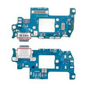 Шлейф для Samsung Galaxy S23 FE (S711E/Asia/America version) плата системный разъем/микрофон - Премиум