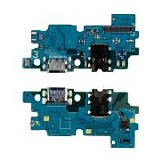 Шлейф для Samsung Galaxy A30 (A305F) плата системный разъем/разъем гарнитуры/микрофон - Премиум