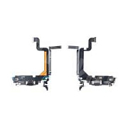 Шлейф для iPhone 14 Pro Max (A2895) на системный разъем/микрофон Черный - Премиум