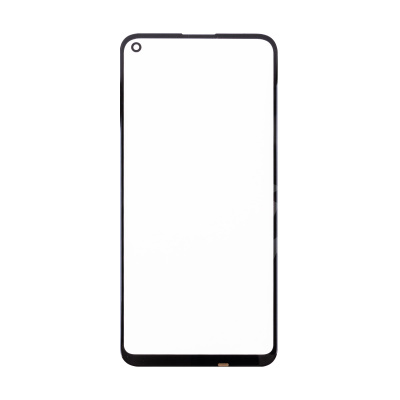 Стекло для переклейки Huawei P40 Lite E/Honor 9C сборе с OCA пленкой Черный - OR (Mitsubishi)