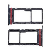 Держатель SIM для Huawei Honor X7a/X7a Plus (RKY-LX1) Черный