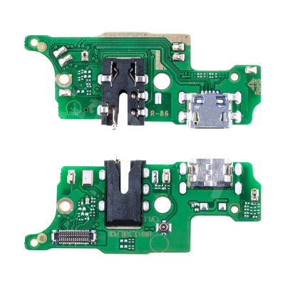 Шлейф для Tecno Spark 8P (KG7n) плата на системный разъем/разъем гарнитуры/микрофон