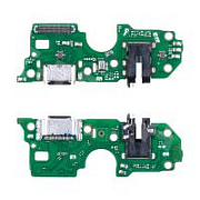 Шлейф для OPPO A57s (CPH2385) плата на системный разъем/разъем гарнитуры/микрофон