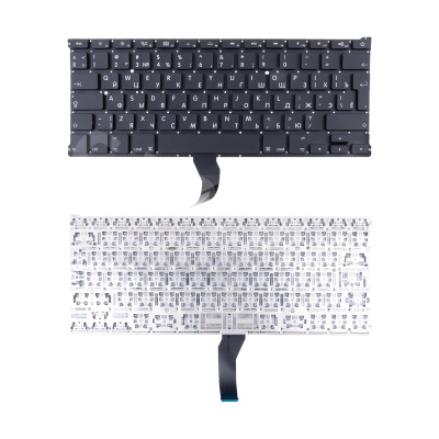 Клавиатура для ноутбука MacBook Air 13" A1369 (2010, Г-образный Enter RU) Черный