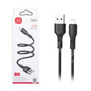Кабель USB - Lightning XO NB230 (2.4A) Черный