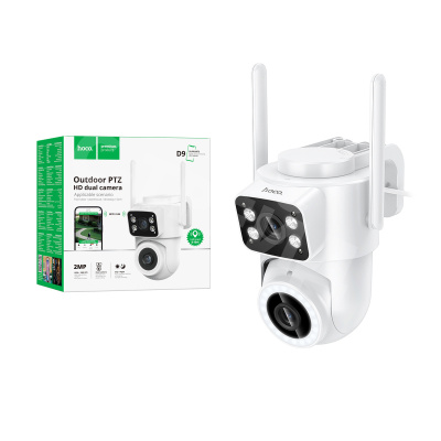Камера видеонаблюдения Hoco D9 (Bluetooth, Wi-Fi, Full HD 1920×1080) Белый