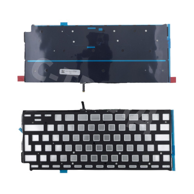 Подсветка клавиатуры для ноутбука MacBook Air 13" A2179 (2020, Г-образный Enter RU) Черный