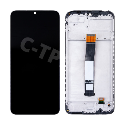 Дисплей для Xiaomi Redmi 10C (220333QNY) модуль с рамкой Черный - OR