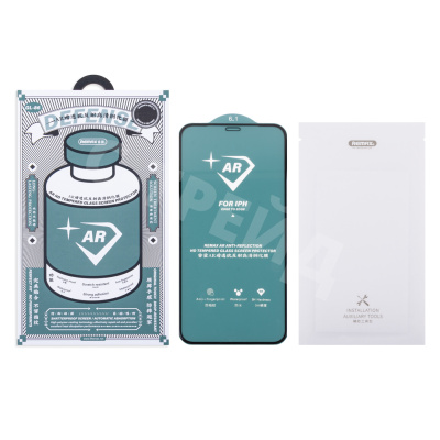 Защитное стекло "Антибликовое" Remax Medicine Glass GL-86 для iPhone Xr/11 Черный