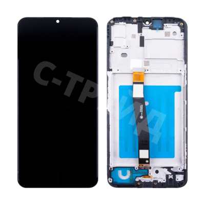 Дисплей для Samsung Galaxy A22s 5G (A226B) модуль c рамкой Черный - OR Ref. (SP)
