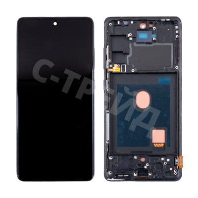 Дисплей для Samsung Galaxy S20 FE/S20 FE 5G (G780F/G781B) модуль с рамкой Синий - (In-Cell)