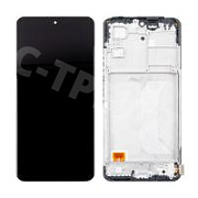 Дисплей для Xiaomi Poco X5 5G/Redmi Note 12 5G (22111317PG/22111317I) модуль с рамкой Черный - (OLED)