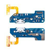 Шлейф для Itel A49 (A661L) плата на системный разъем/микрофон