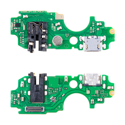 Шлейф для Tecno POP 7 (BF6) плата на системный разъем/разъем гарнитуры/микрофон