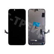 Дисплей для iPhone 16e (A3408/A3409/A3410/A3212) в сборе с тачскрином Черный - (Hard OLED, Full HD) (площадка под IC)