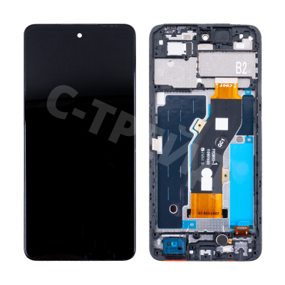 Дисплей для Tecno Spark Go 2024 (BG6) модуль с рамкой Черный - OR