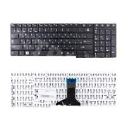 Клавиатура для ноутбука Toshiba Satellite C660/C670/L650D/L655/L755 (матовая) Черный