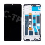Дисплей для Realme Note 50 (RMX3834) модуль с рамкой Черный - OR