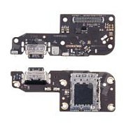 Шлейф для Xiaomi Poco F5 (23049PCD8G) плата системный разъем/разъем SIM/микрофон - Премиум