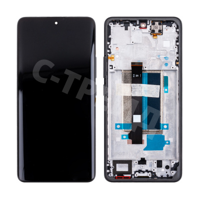 Дисплей для Xiaomi Redmi Note 13 Pro+ (23090RA98C/23090RA98G/23090RA98I) модуль с рамкой Черный - OR (SP)