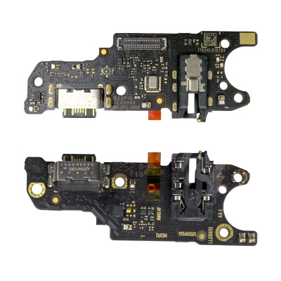 Шлейф для Xiaomi Redmi 15C 4G/Poco C85 4G (25078RA3EY/25078PC3EG) плата на системный разъем/микрофон - Премиум